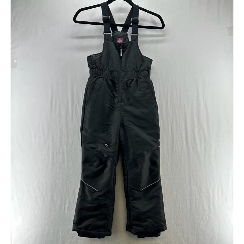 Swiss Tech Snow Bib Overalls Kids S Insulated Water Repellent Adjustable Black